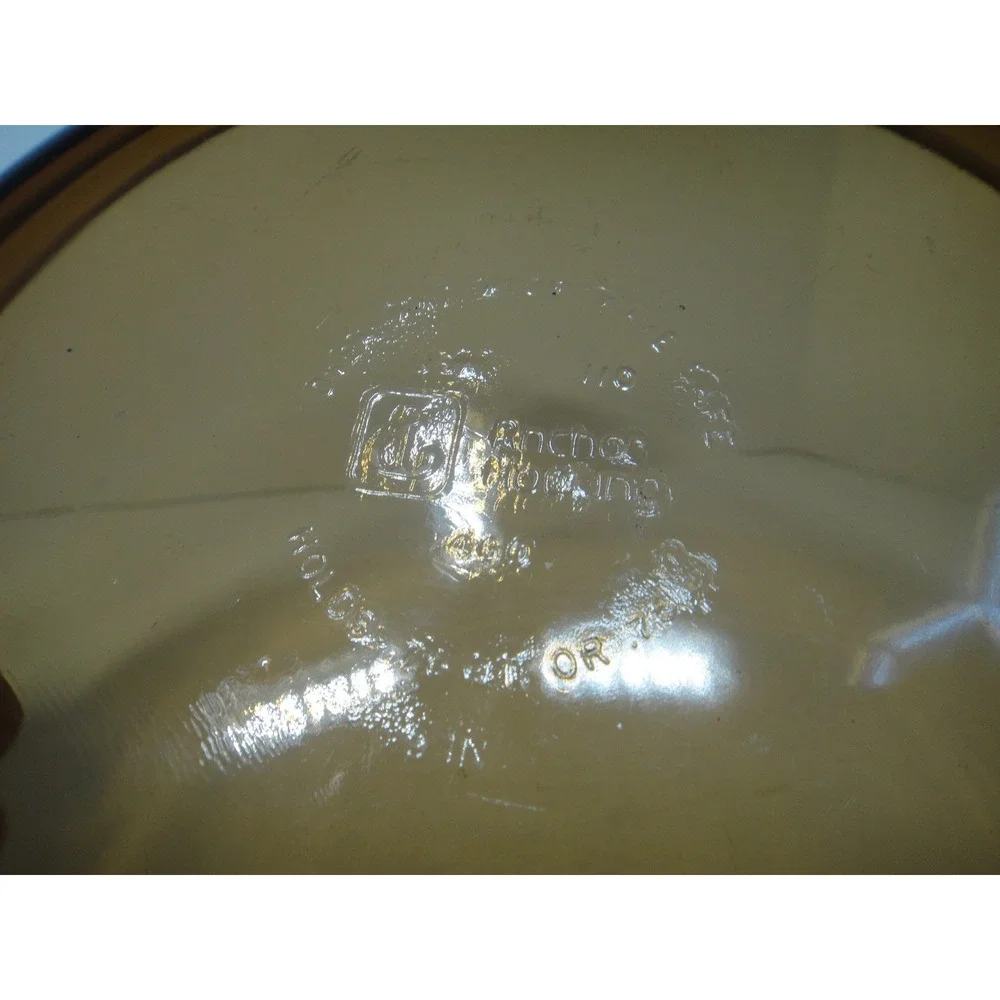 Anchor Hocking Fire-King Amber Glass 9